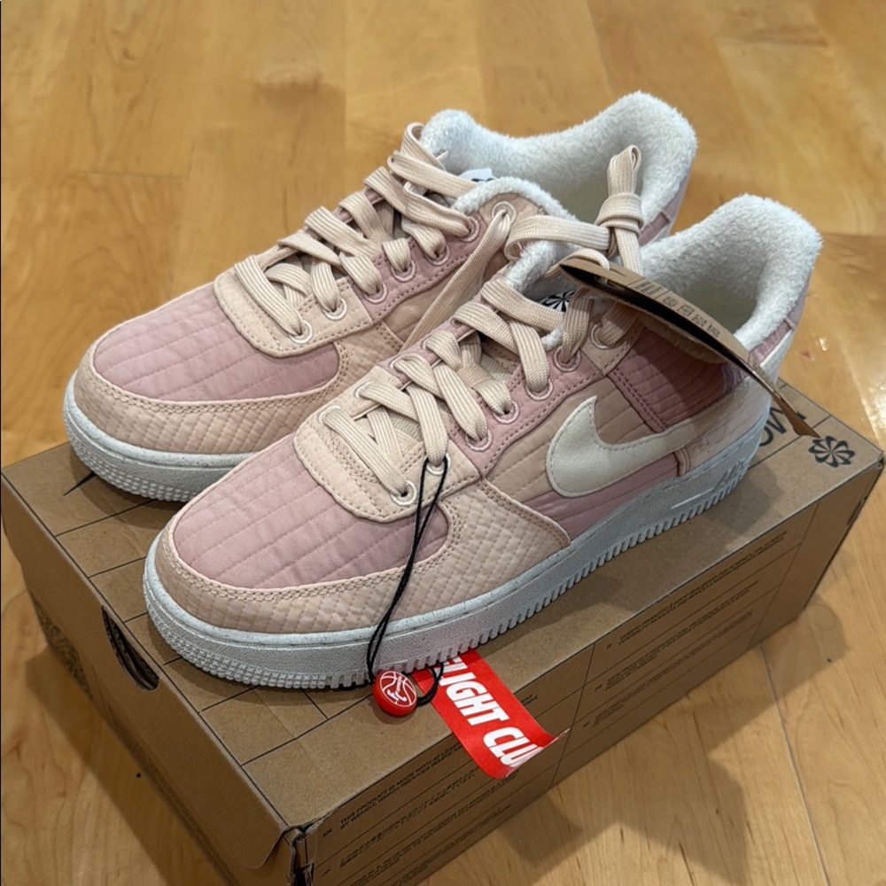 Nike Blush pink air force ones